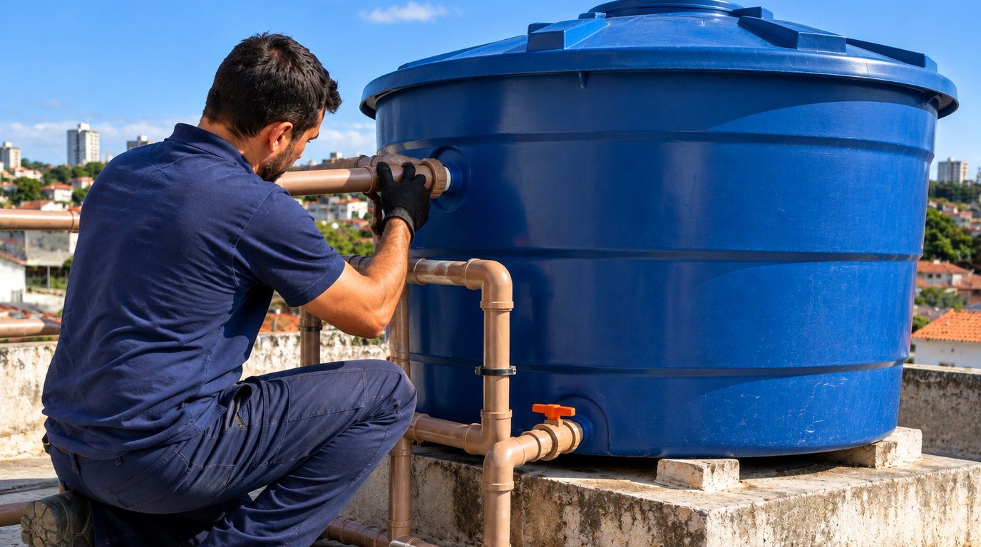 Limpeza de caixa d'água em Goiânia-GO